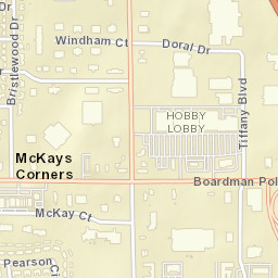 McKays Corners Ohio Street Map
