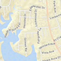 Old Greenwich Connecticut Street Map
