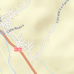 Burbáguena Street Map