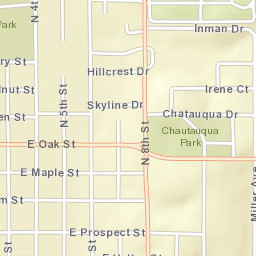 701-741 East Oak Street, Red Oak, IA 51566 Street Map