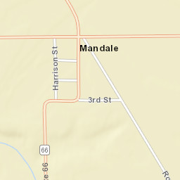 Mandale Ohio Street Map