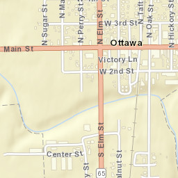 Ottawa Ohio Street Map