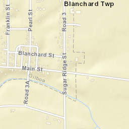 Gilboa Ohio Street Map