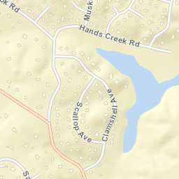 Hands Creek Landing New York Street Map