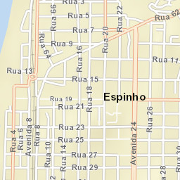 Espinho Street Map