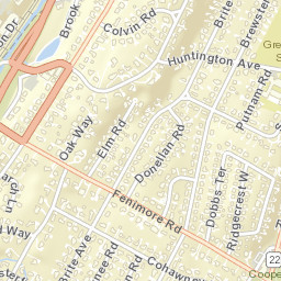 Scarsdale New York Street Map