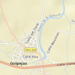 Golpejas Street Map