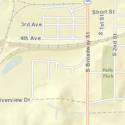 311-315 South Broadway Street, Red Oak Street Map
