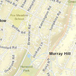 Fox Meadow New York Street Map