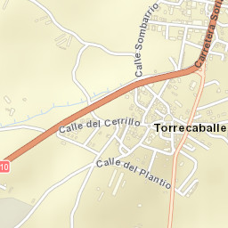 Torrecaballeros Street Map