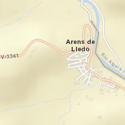 Arenys de Lledó / Arens de Lledó Street Map