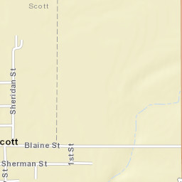 Scott Ohio Street Map