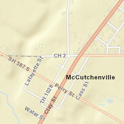 McCutchenville Ohio Street Map