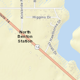North Benton Station Ohio Street Map
