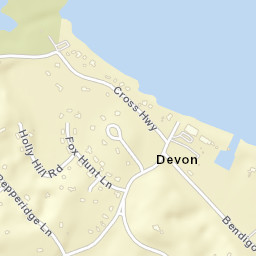 Devon New York Street Map