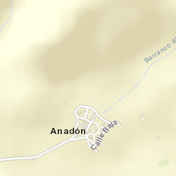 Anadón Street Map