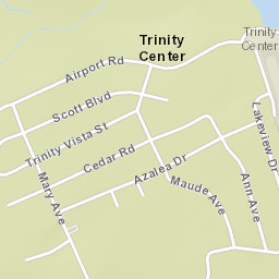 Trinity Center California Street Map