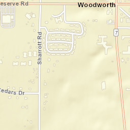 Woodworth Ohio Street Map