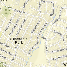 Scarsdale Park New York Street Map