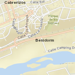 Cabrerizos Street Map