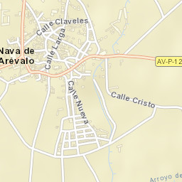 Nava de Arévalo Street Map