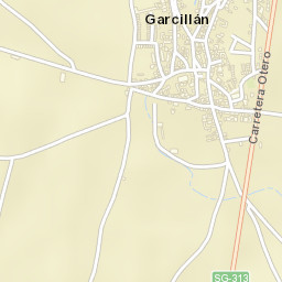 Garcillán Street Map
