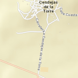 Cendejas de la Torre Street Map