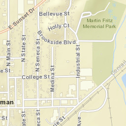 Rittman Ohio Street Map
