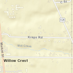 Willow Crest Ohio Street Map