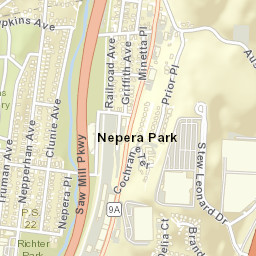 Nepera Park New York Street Map