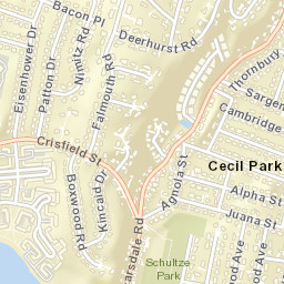 Cecil Park New York Street Map