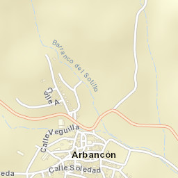 Arbancón Street Map