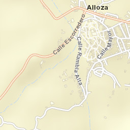 Alloza Street Map