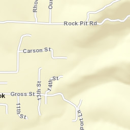 Fieldbrook California Street Map