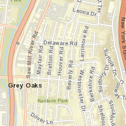 Grey Oaks New York Street Map