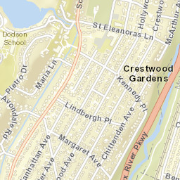Crestwood Gardens New York Street Map