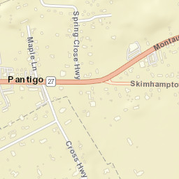 Pantigo New York Street Map
