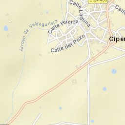 Cipérez Street Map