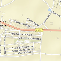 Doñinos de Salamanca Street Map