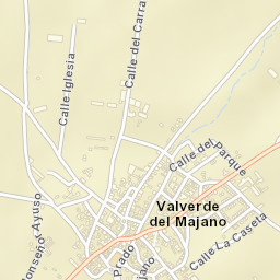 Valverde del Majano Street Map