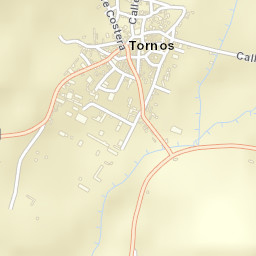 Tornos Street Map