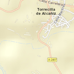 Torrecilla de Alcañiz Street Map