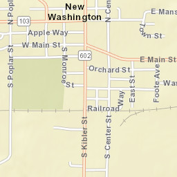 412 South Kibler Street, New Washington, OH Street Map