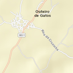 Outeiro de Gatos Street Map