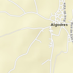 Algodres Street Map