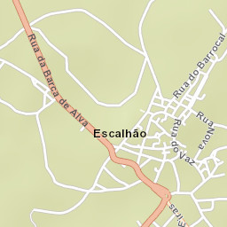 Escalhão Street Map