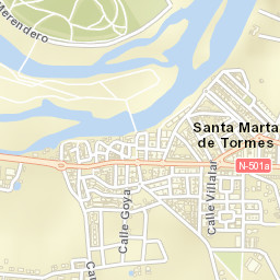 Santa Marta de Tormes Street Map