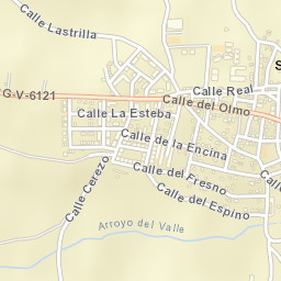 San Cristóbal de Segovia Street Map
