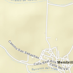 Membrillera Street Map
