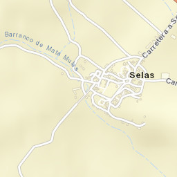 Selas Street Map